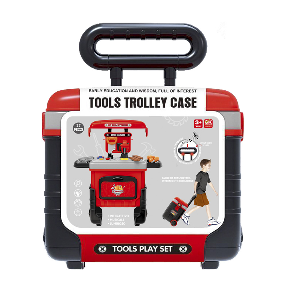 Игровой набор инструментов Pituso Юный механик, чемоданчик, колеса HW19005489 купить — фото 2