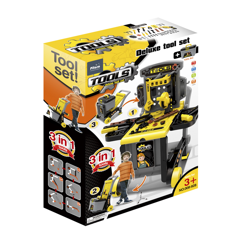 Игровой набор инструментов Pituso Универсальный мастер, в ящике HWA1294500 купить — фото 7