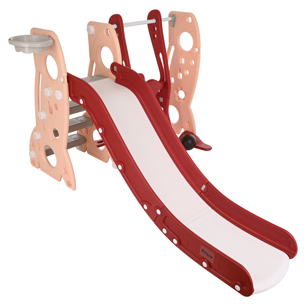 Горка-Комплекс Pituso Шаттл горка,качели,баскет.кольцо L-RS03 купить — фото 2