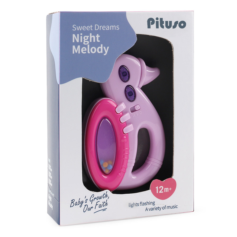 Развивающая игрушка-погремушка Pituso Уточка свет,звук K999-103G купить — фото 2