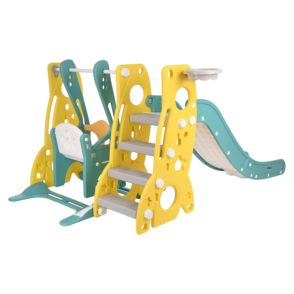 Горка-Комплекс Pituso Шаттл горка,качели,баскет.кольцо L-RS03 купить — фото 3