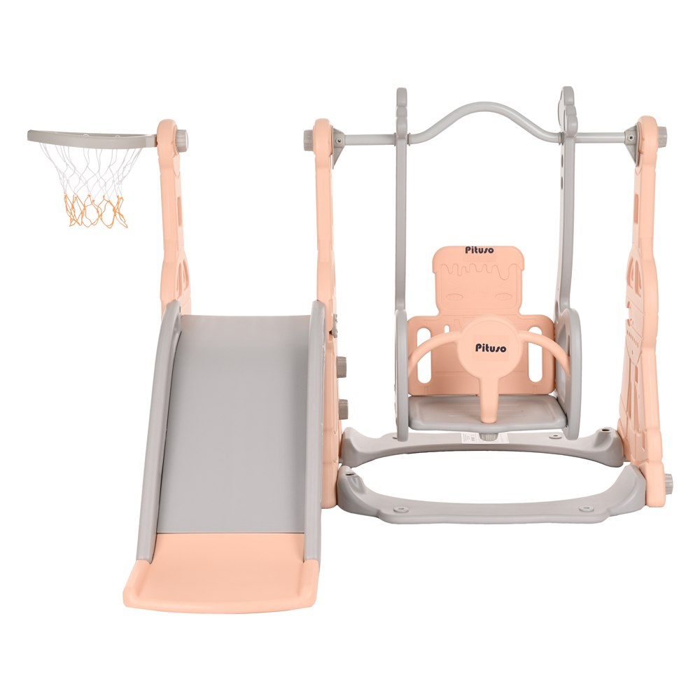 Горка-Комплекс Pituso Космо горка,качели,баскет.кольцо L-MZ04 купить — фото 2