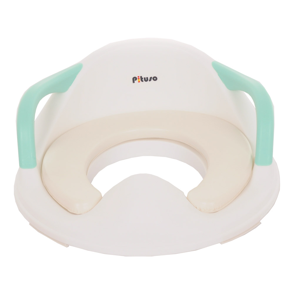 Накладка на унитаз Pituso мягкая со спинкой FG323 купить — фото 2