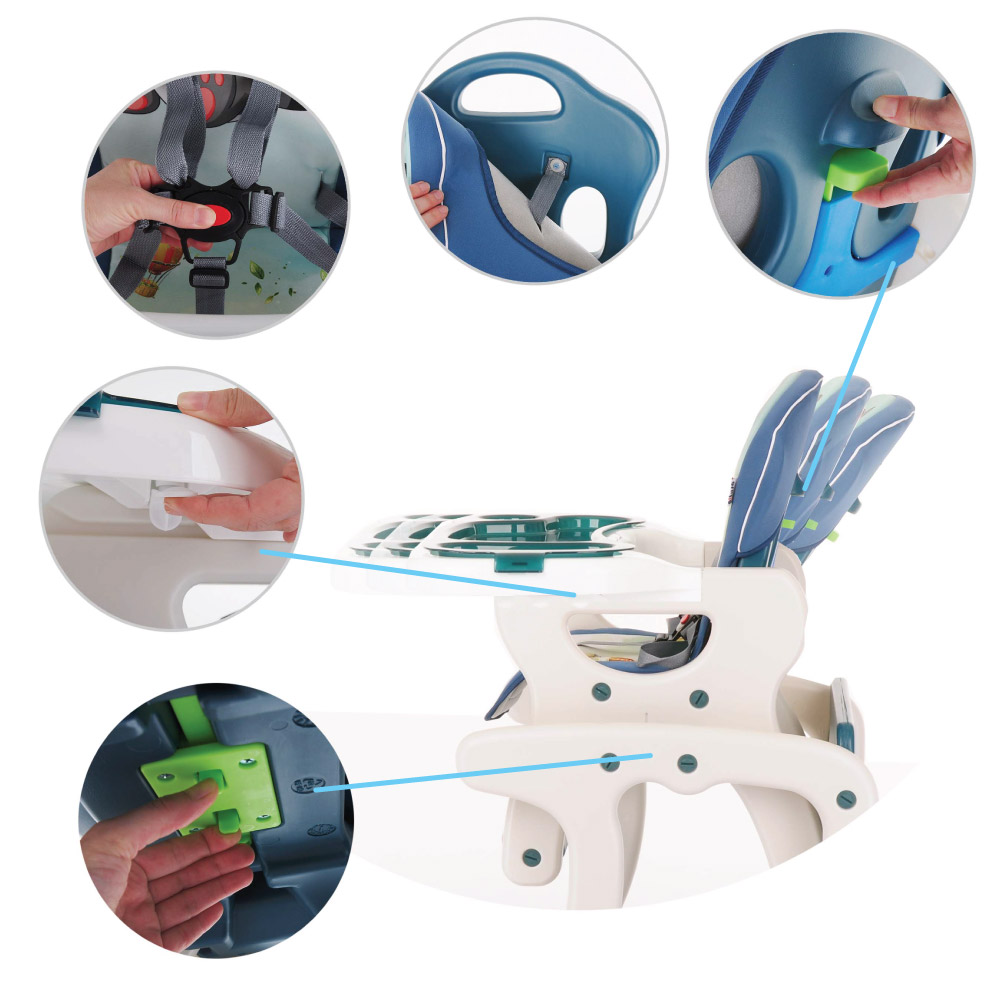 Стул-трансформер для кормления Pituso Carlo HB-GY купить — фото 6