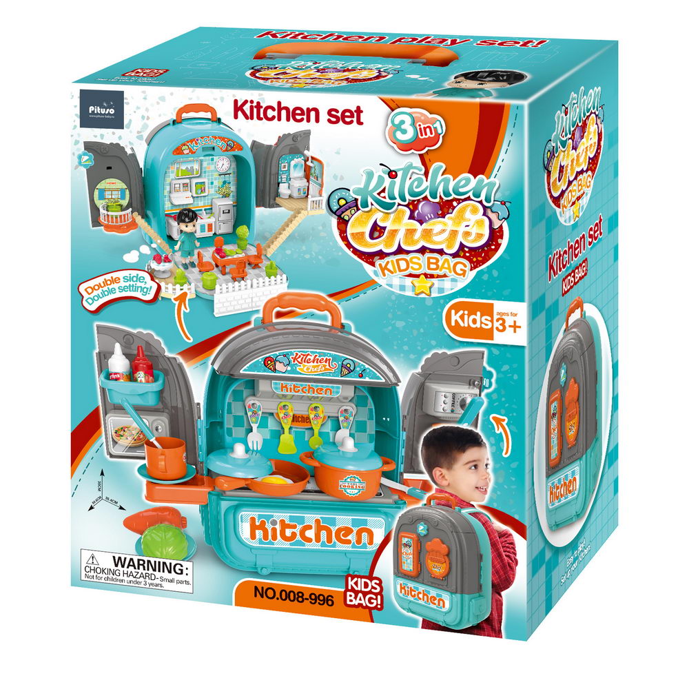 Игровой набор Pituso Кухня 2 в1 (чемоданчик) HW22122096 купить — фото 4