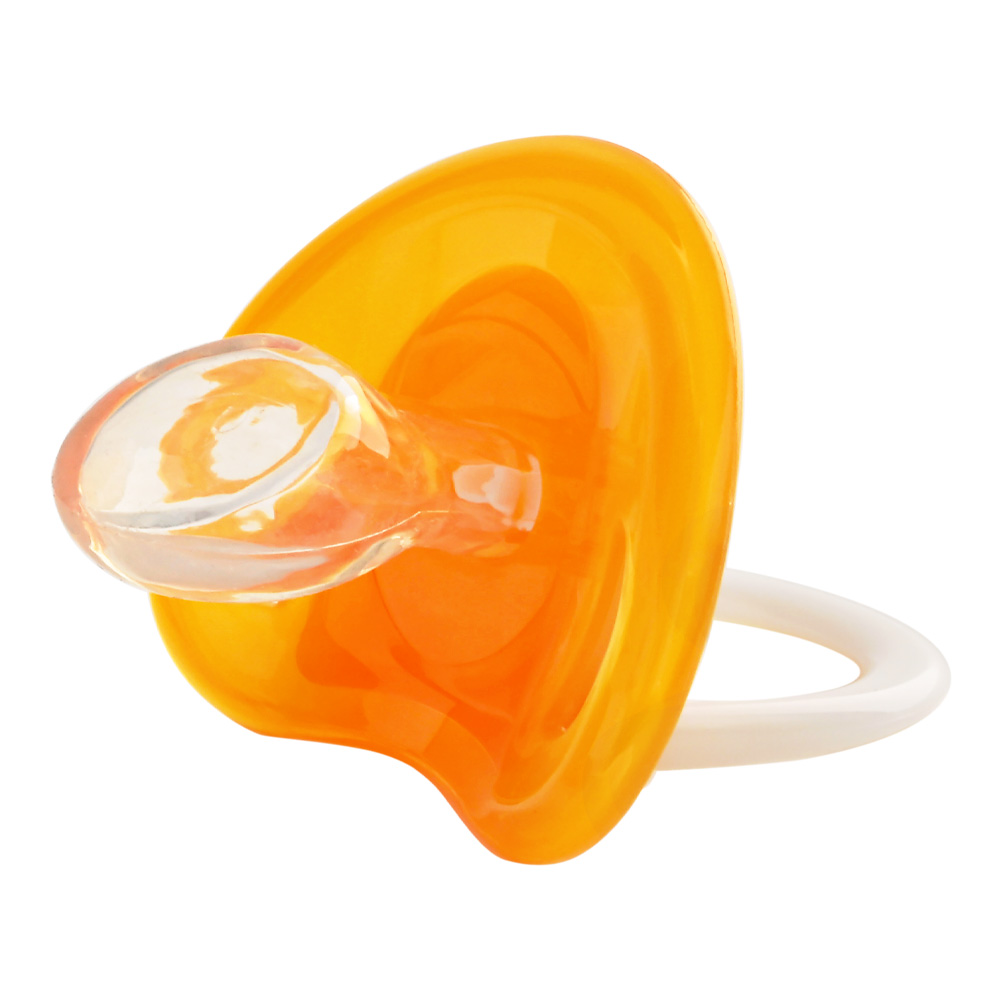 Пустышка Pituso силиконовая + держатель размер M ORANGE FOX SN6563 купить — фото 4