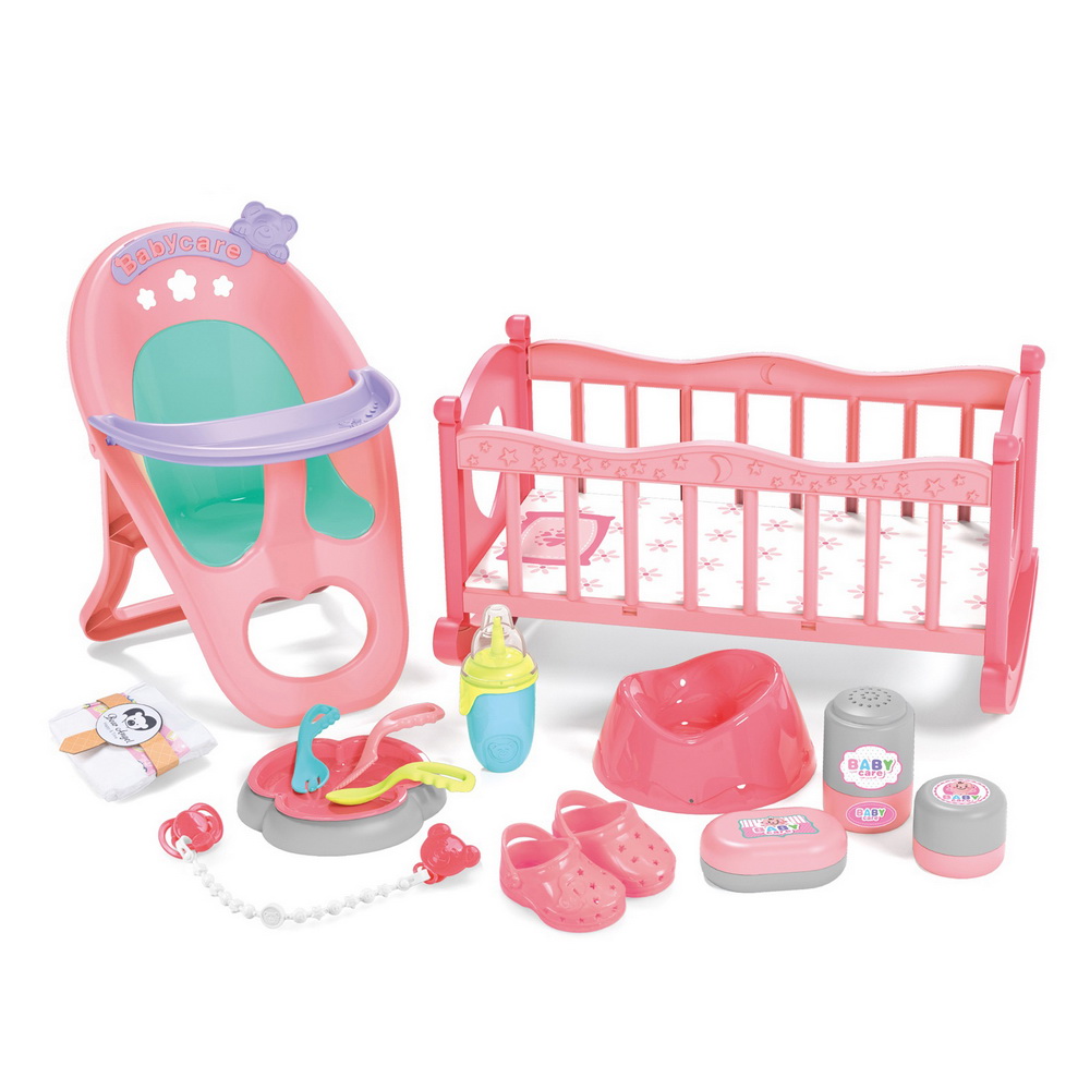 Набор Pituso Пупс с аксессуарами+кроватка+коляска+стул HW22018542 купить — фото 6