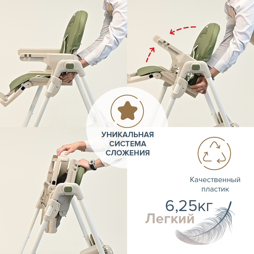 Стул для кормления Pituso Olimp C1 купить — фото 12