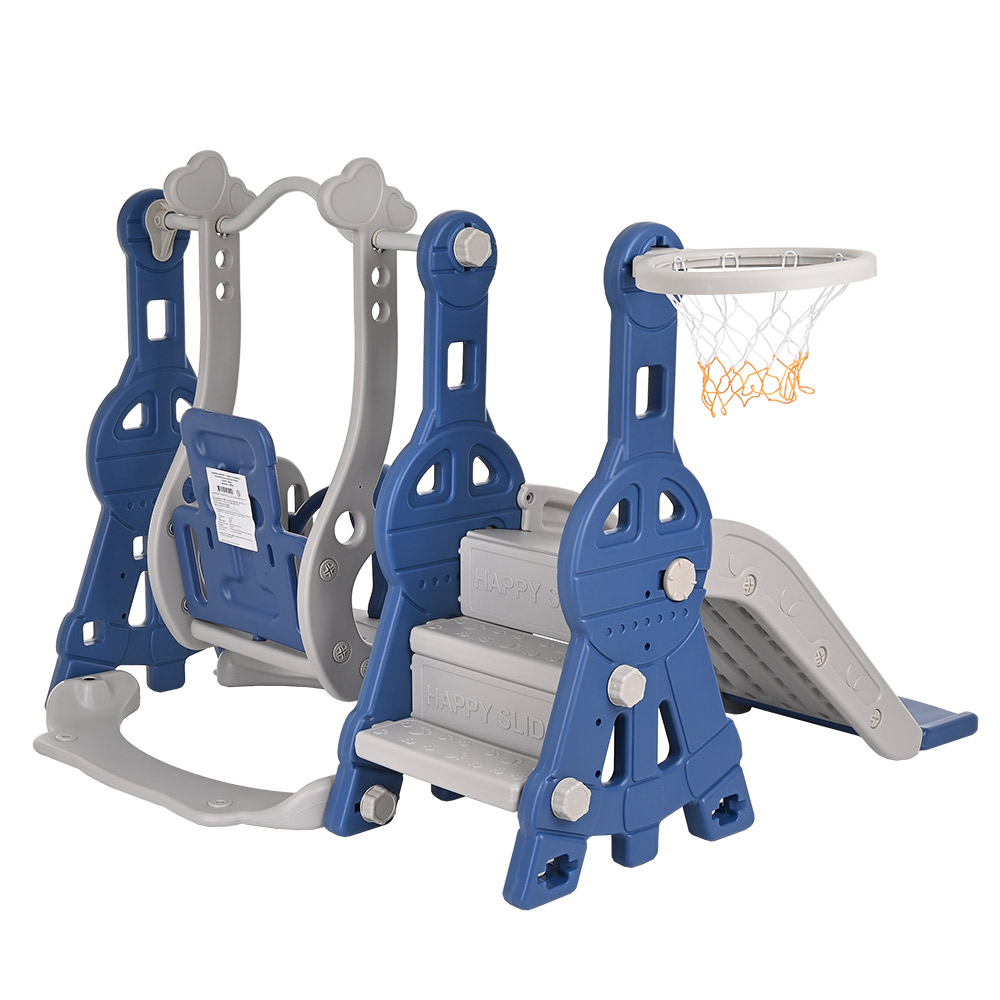 Горка-Комплекс Pituso Космо горка,качели,баскет.кольцо L-MZ04 купить — фото 2