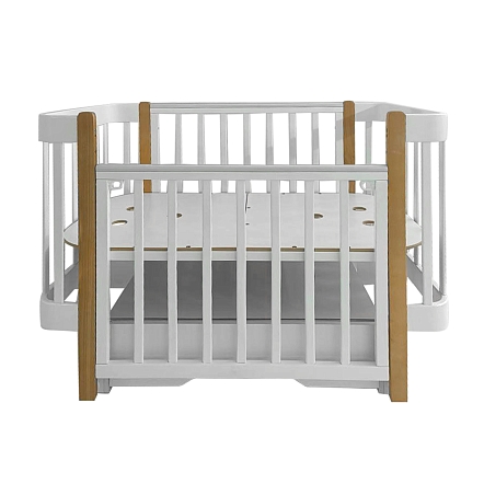 Кровать Pituso Olivia + маятник/ящик/автостенка/колесо 120*60 см Pit-103 купить — фото 1