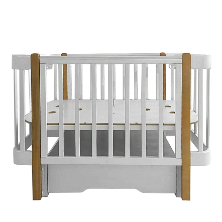 Кровать Pituso Olivia + маятник/ящик/автостенка/колесо 120*60 см Pit-103 купить — фото 2