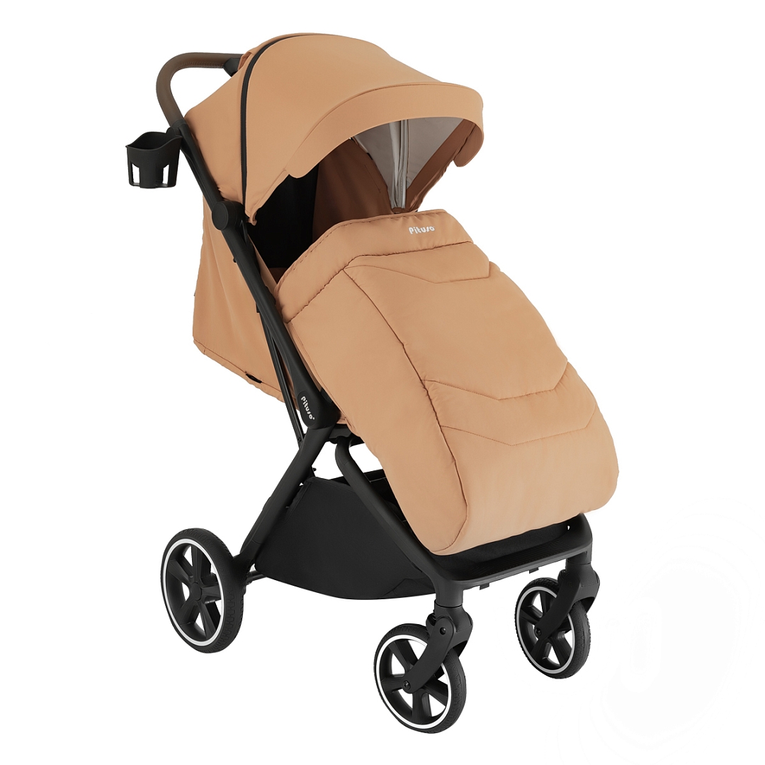 Прогулочная коляска Pituso MATRIX/чехол на ножки/PU(большие колеса) XXL купить — фото 2