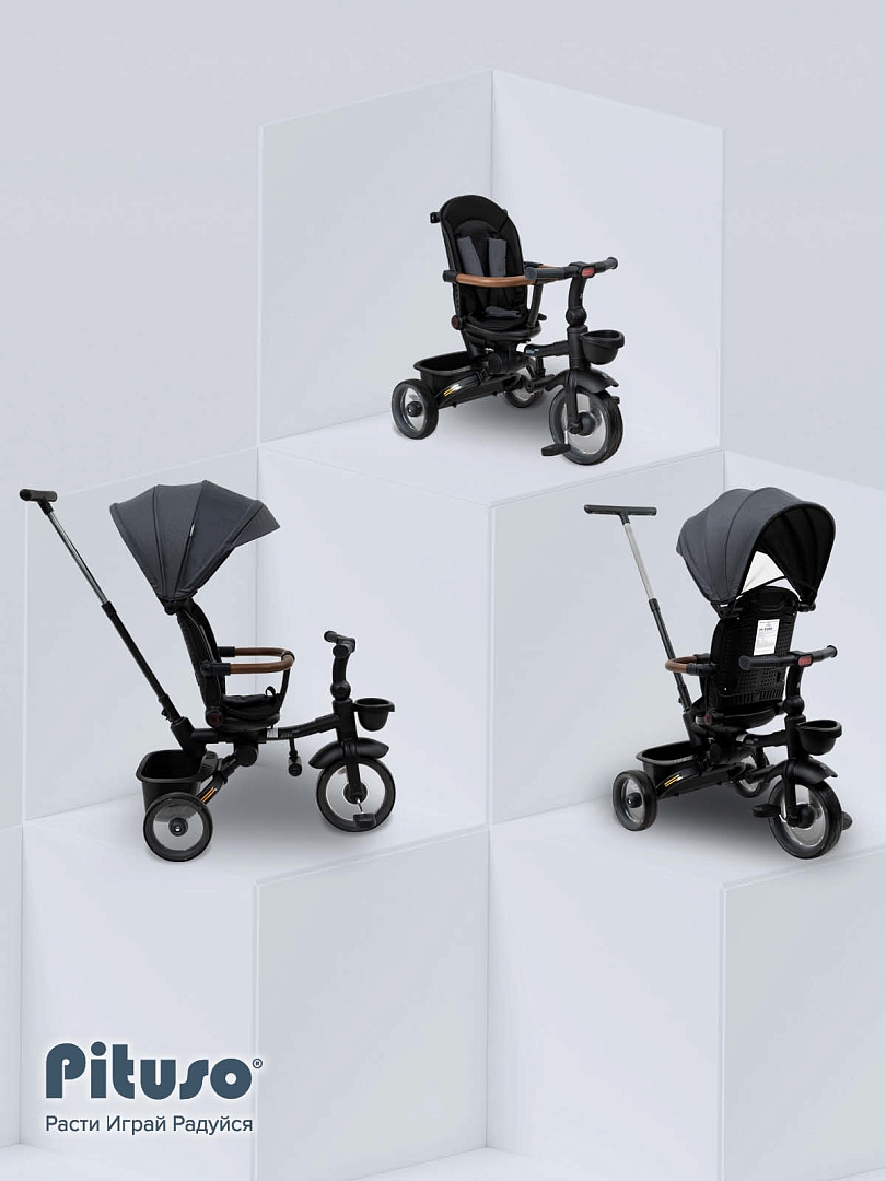 Велосипед Pituso трехколесный Elite Pro HM-618 купить — фото 21