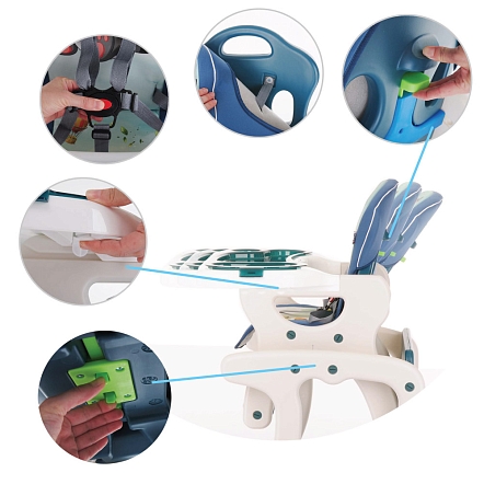 Стул-трансформер для кормления Pituso Carlo HB-GY купить — фото 6