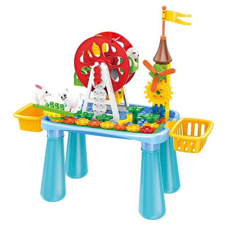 Стол Pituso для игры с конструктором 66 эл HW20034230 купить — фото 1