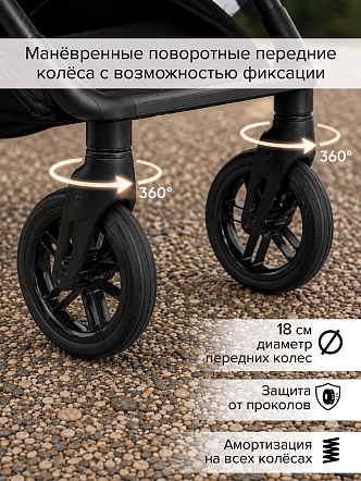 Коляска детская Pituso CARBON RX (прогулочная) X-666 купить — фото 53