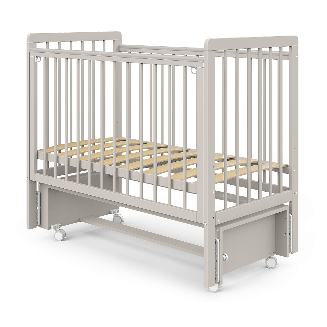 Кровать детская Pituso TINY (оптима) маятник/колесо купить — фото 2