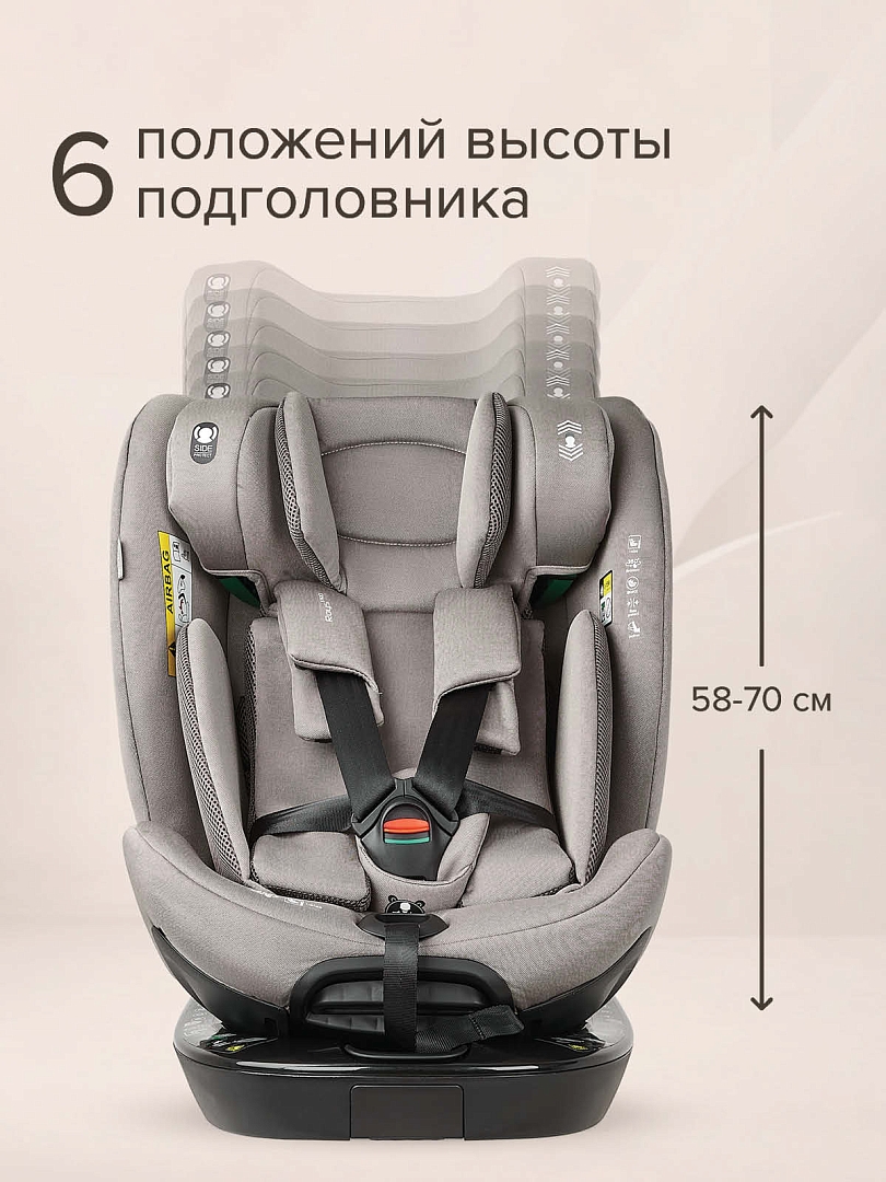 Удерживающее устройство Pituso для детей 0-36 кг Roys PRO i-Size BW25-PRO купить — фото 25