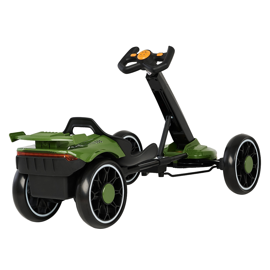 Электромобиль Pituso (86*52*50 см), складной, колеса ЭВА, с ПУ, Зеленый/Green 2690011-2R-Green купить — фото 5