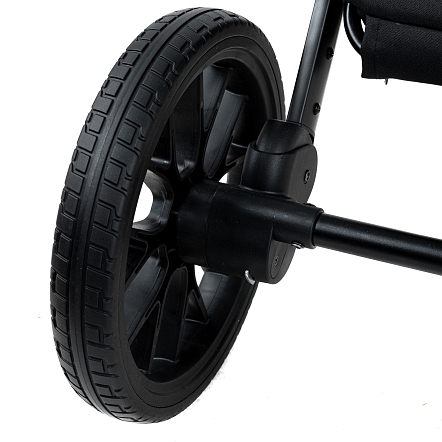 Коляска 2 в1  Pituso Mayla Plus короб+прогулка Black/Graphite MPLS/555-BLACK