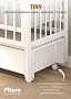 Кровать детская Pituso TINY ящик-маятник/колесо купить — фото 12