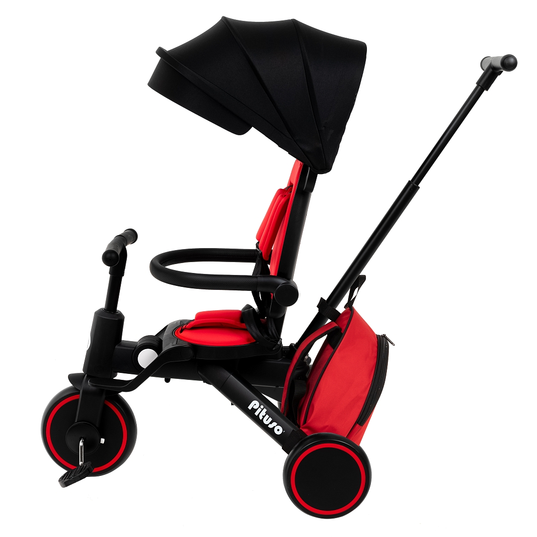 Велосипед трехколесный Pituso Leve Pro складной c сумкой T8 PLUS купить — фото 3