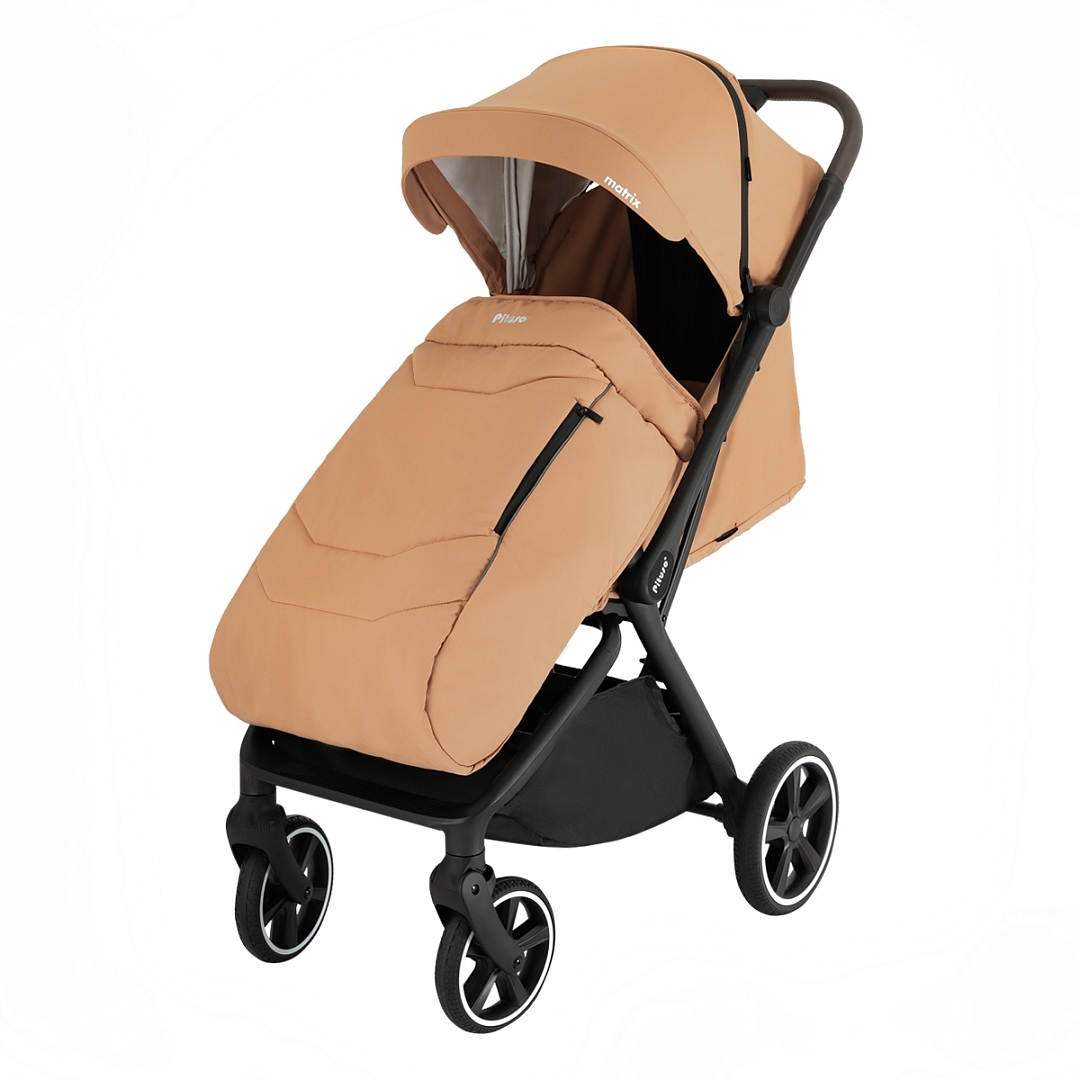 Прогулочная коляска Pituso MATRIX/чехол на ножки/PU(большие колеса) XXL купить — фото 5