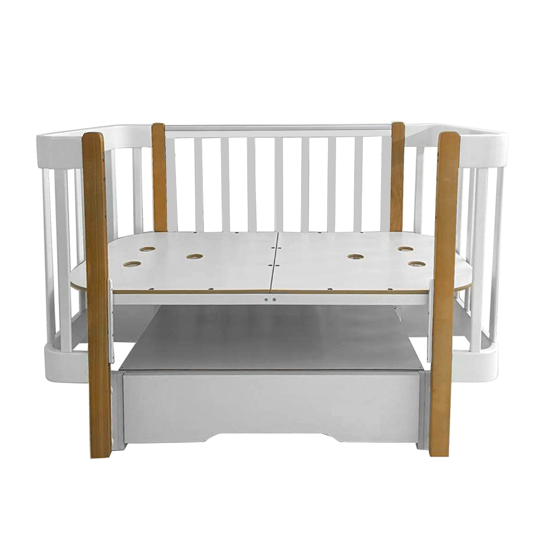 Кровать Pituso Olivia + маятник/ящик/автостенка/колесо 120*60 см Pit-103 купить — фото 4