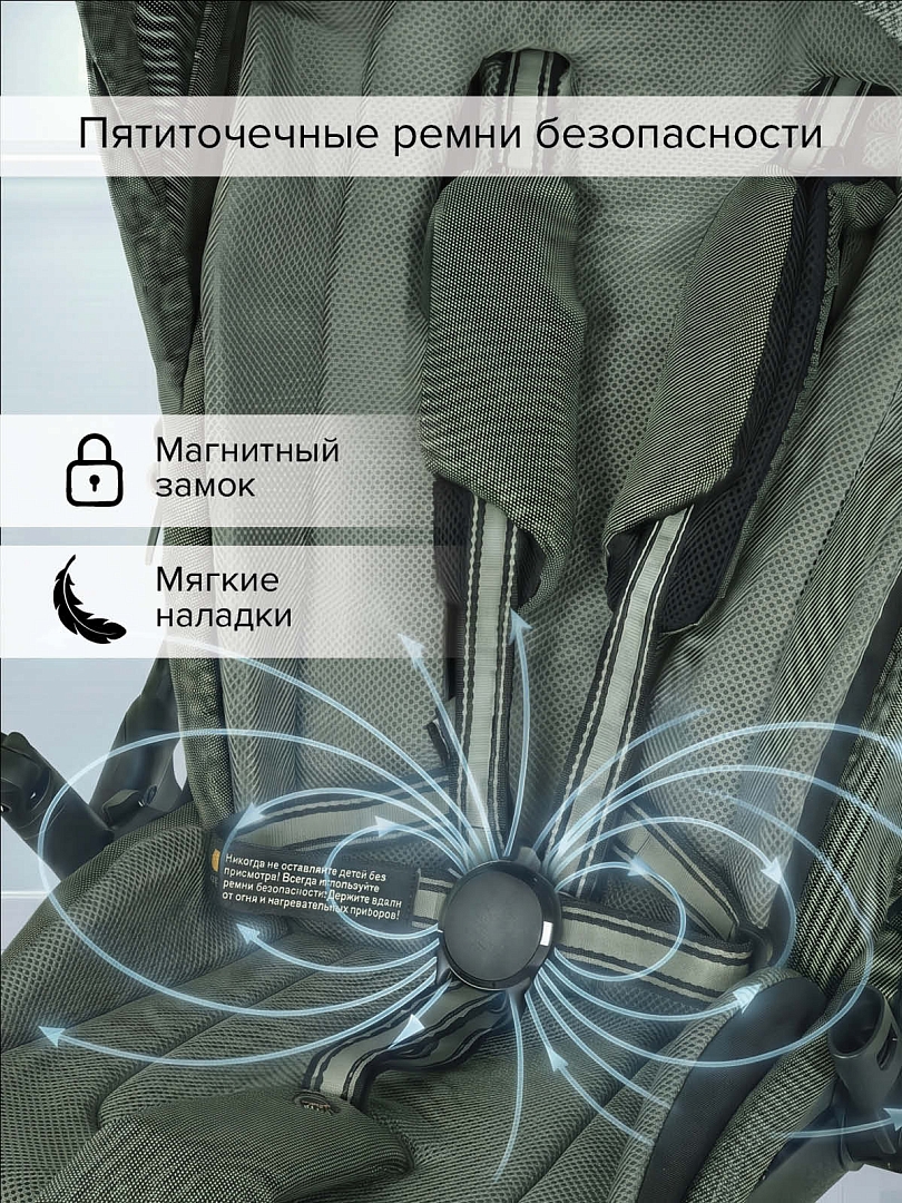 Коляска детская Pituso CARBON RX (прогулочная) X-666 купить — фото 54