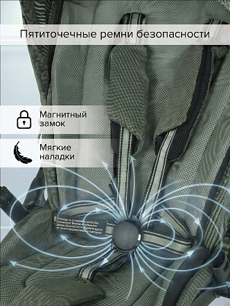 Коляска детская Pituso CARBON RX (прогулочная) X-666 купить — фото 54
