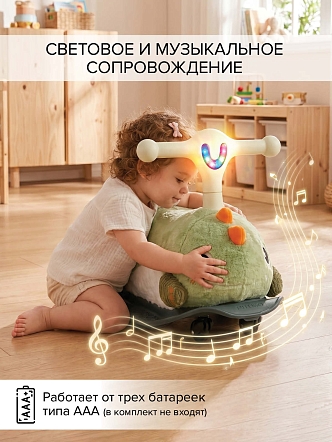 Качалка-каталка Pituso Дино Green/Зеленый, 48*27*37 см WDH-007-2-Dino купить — фото 16