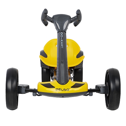 PITUSO Электромобиль (86*54*48.5 см), складной, колеса ЭВА, с ПУ, Желтый/Yellow 3010230AR-Yellow купить — фото 4