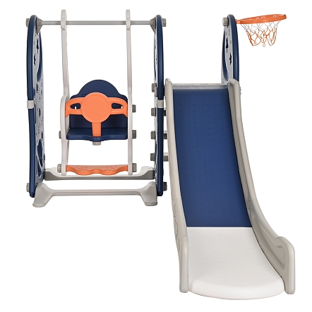 Горка-Комплекс Pituso Звёзды и луна(горка,качели,баскет.кольцо) YYS802 купить — фото 3