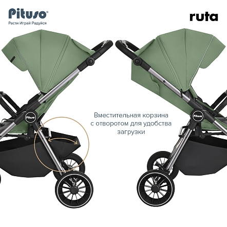 Прогулочная коляска Pituso Ruta чехол на ножки PU купить — фото 19