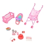 Набор Pituso Пупс с аксессуарами+кроватка+коляска+стул HW22018542 купить — фото 12