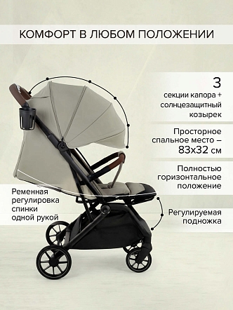 Коляска детская Pituso ICE (прогулочная) IC/001 купить — фото 21