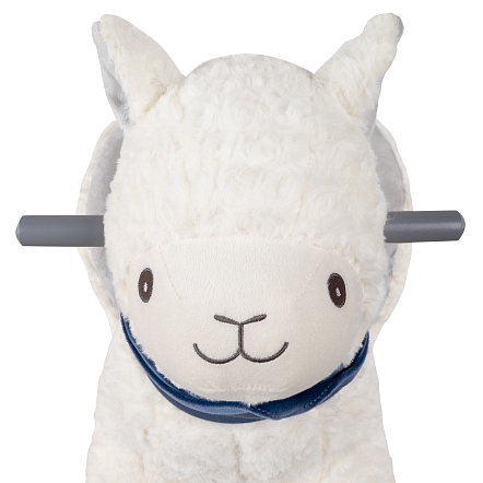 Качалка (с сиденьем) Pituso Лама, плюш.,муз.,Белый GS6101 купить — фото 4