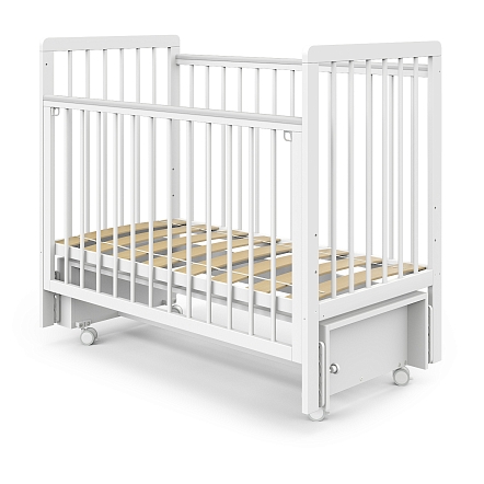 Кровать детская Pituso TINY (оптима) маятник/колесо купить — фото 5