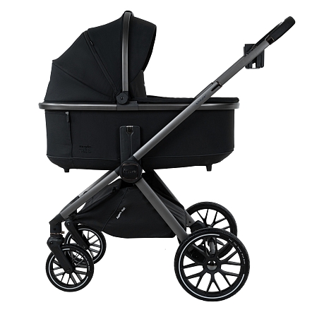 Коляска 2 в1  Pituso Mayla Plus короб+прогулка Black/Graphite MPLS/555-BLACK