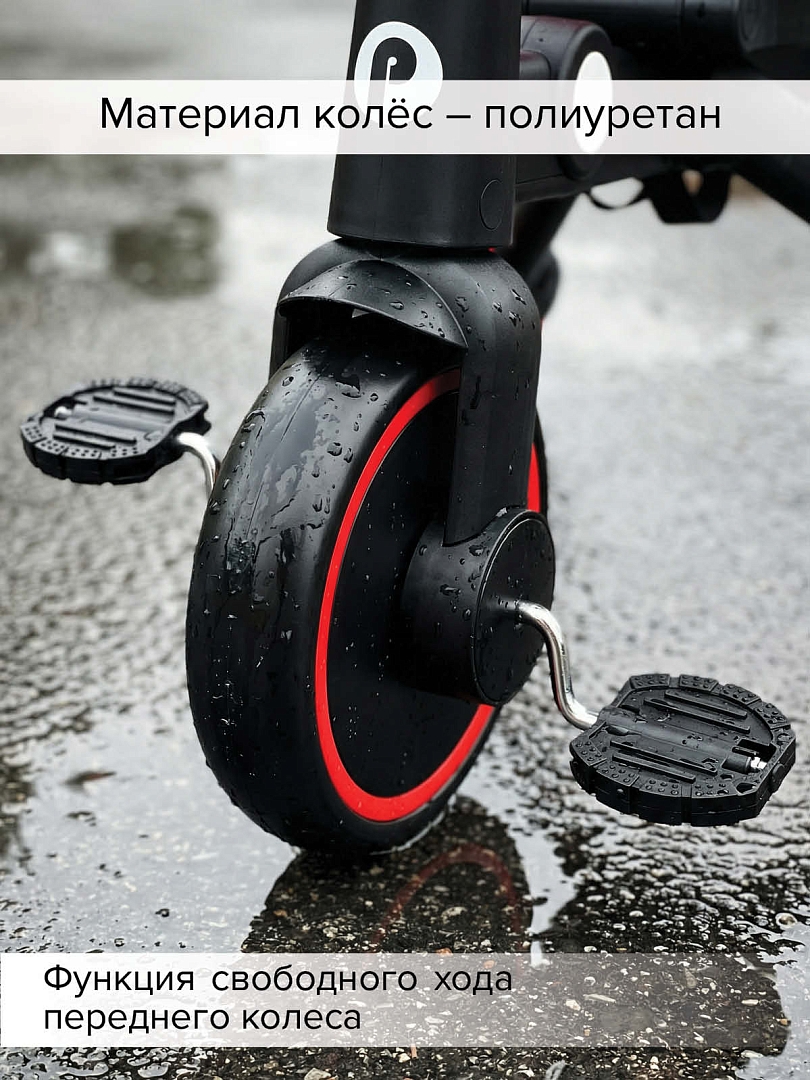 Велосипед трехколесный Pituso Leve Pro складной c сумкой T8 PLUS купить — фото 27