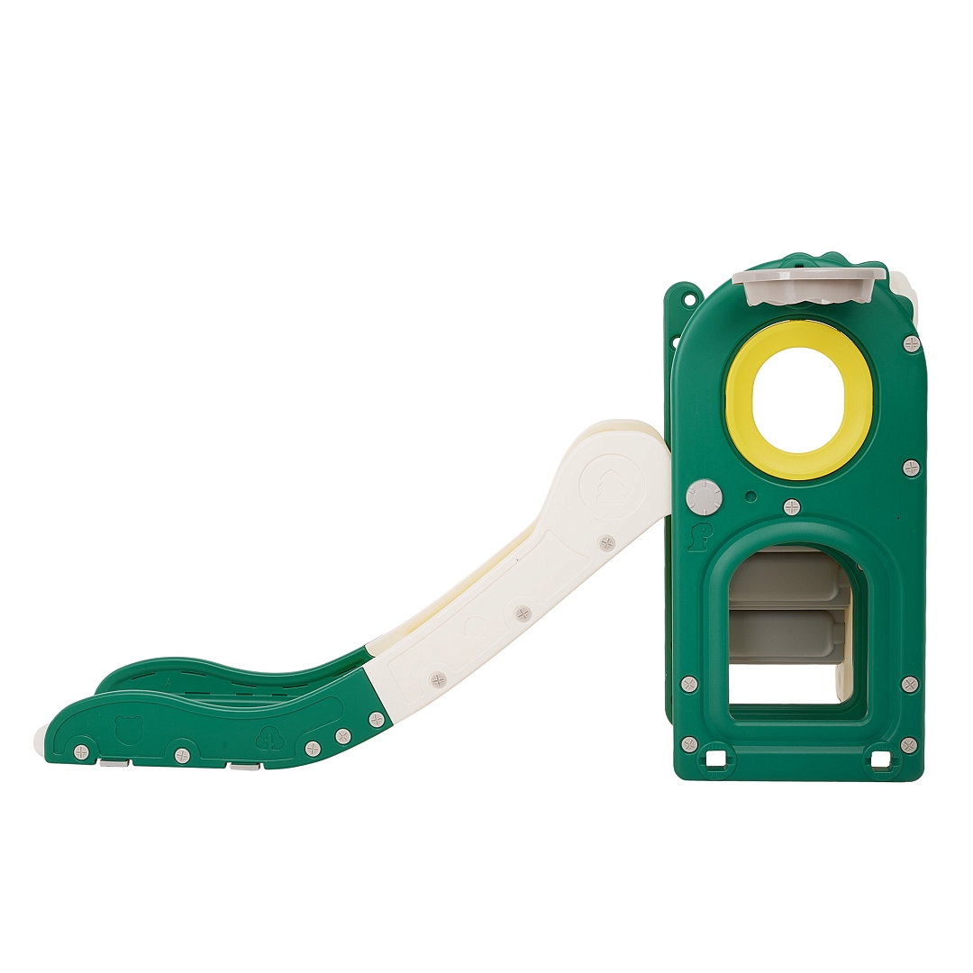 Горка Pituso Nicron с баскет.кольцом, Green-White/Зеленый-Белый NZHHT-0002-1-3-GreenWhite купить — фото 2