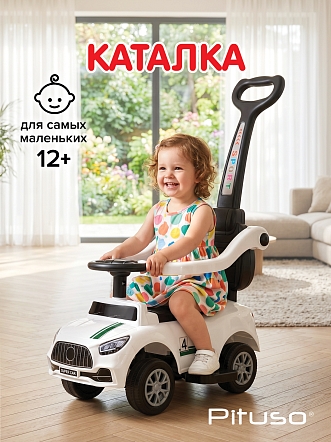 Каталка Pituso Ridey с бамп/с ручкой (муз, подсв) CJ-509T купить — фото 14