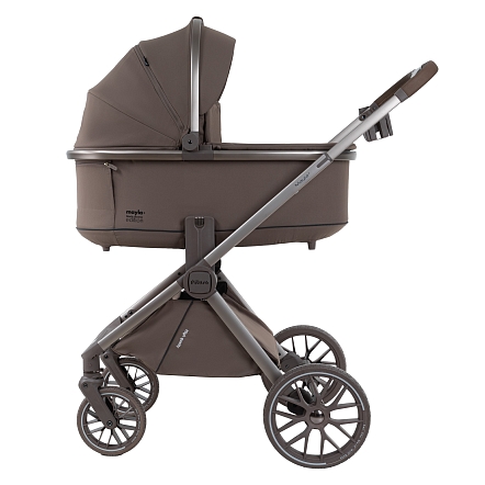 Коляска 2 в1  Pituso Mayla Plus короб+прогулка Truffle/Truffle MPLS/555-Truffle