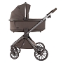 Коляска 2 в1  Pituso Mayla Plus короб+прогулка Truffle/Truffle MPLS/555-Truffle