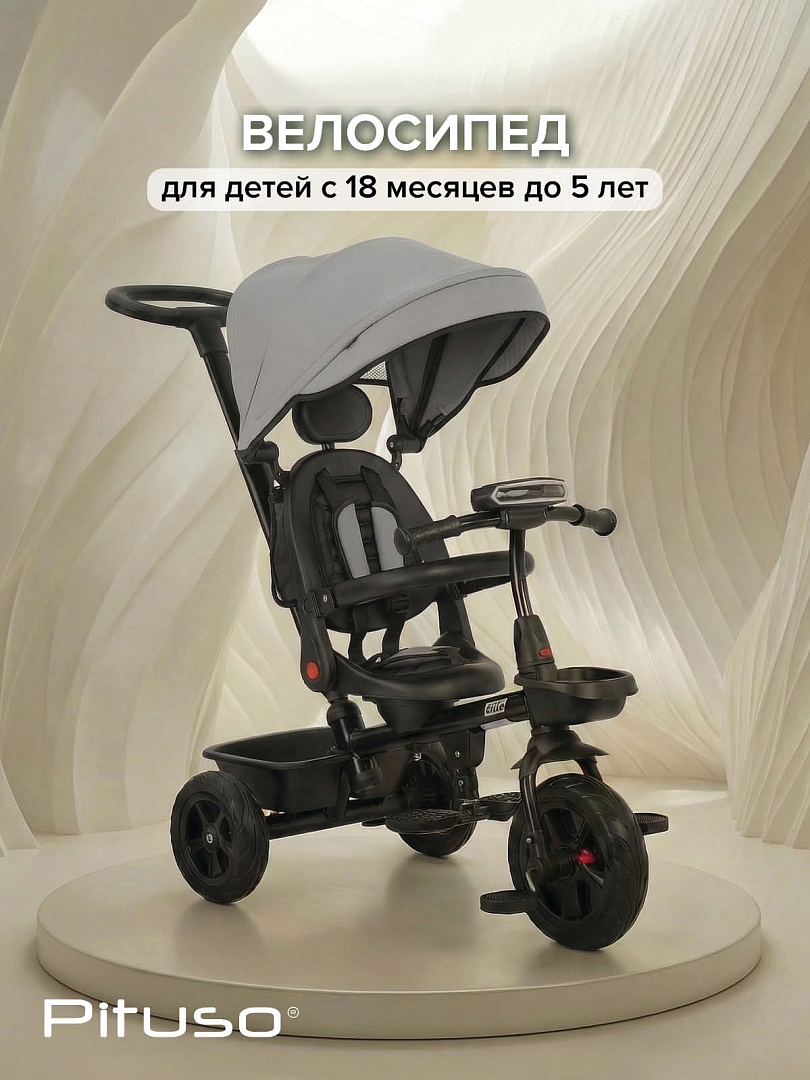 Велосипед Pituso трехколесный Elite  10"/8" JY-T07B-25 купить — фото 15