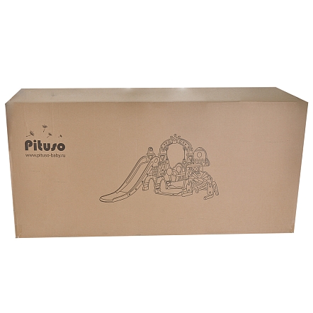 Горка-Комплекс Pituso Замок горка,качели,футб.ворота,баскет.стойка, звук L-DT05 купить — фото 11