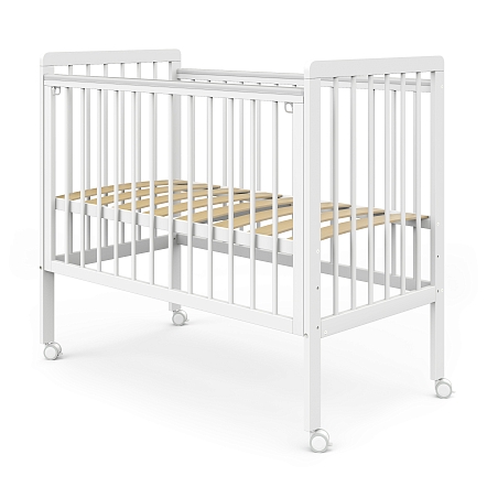 Кровать детская Pituso TINY (лайт) автостенка/колесо купить — фото 2