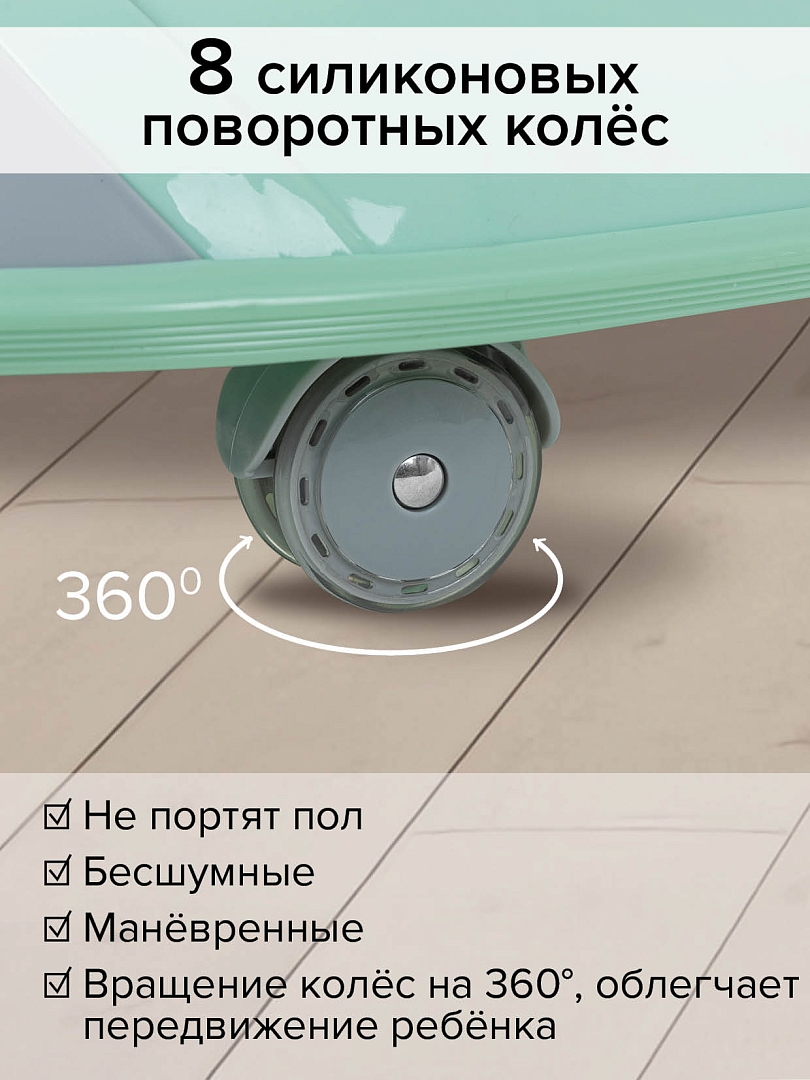 Ходунки Pituso Лесные музыканты Green/Ментол W1123PB8-Green купить — фото 13
