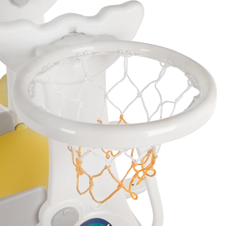 Горка-Комплекс Pituso Shark (горка,качели,баскет.кольцо) White/Белый-синий UN-DW03-white купить — фото 6