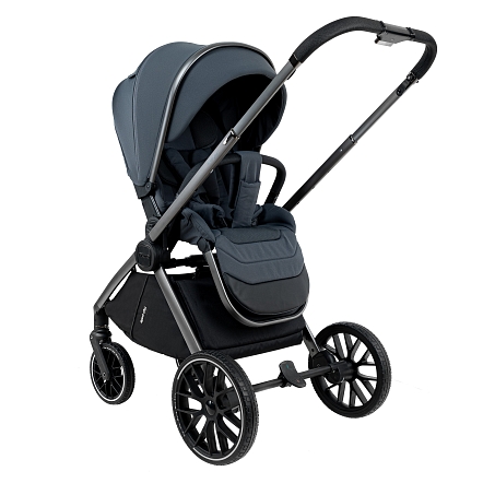 Коляска 2 в1  Pituso Mayla Plus короб+прогулка Graphite/Graphite MPLS/555-Graphite